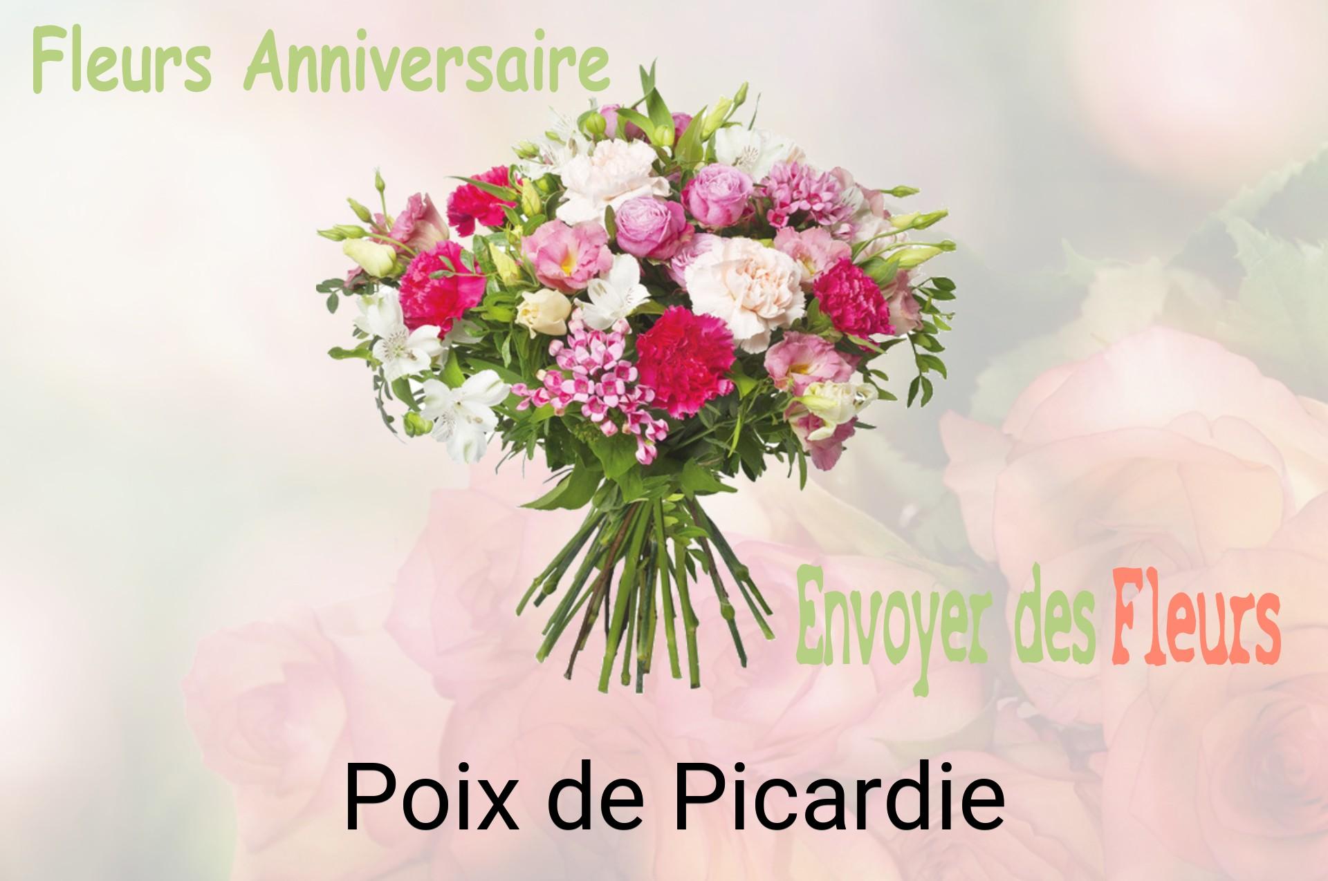 Bouquet de fleurs d’anniversaire livré à Poix-de-Picardie