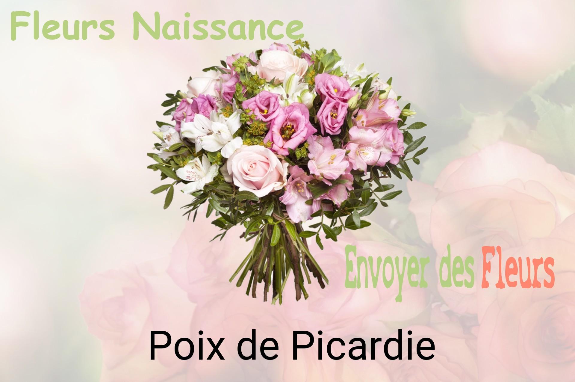 Bouquet de fleurs de naissance livré à Poix-de-Picardie