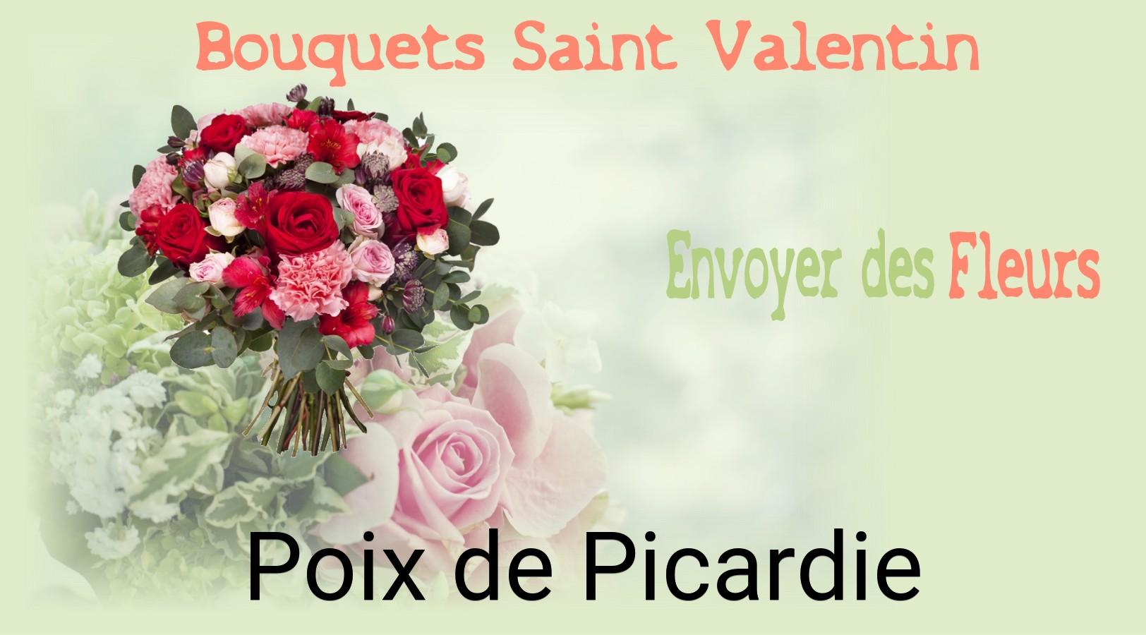 Roses de Saint-Valentin livrées à Poix-de-Picardie